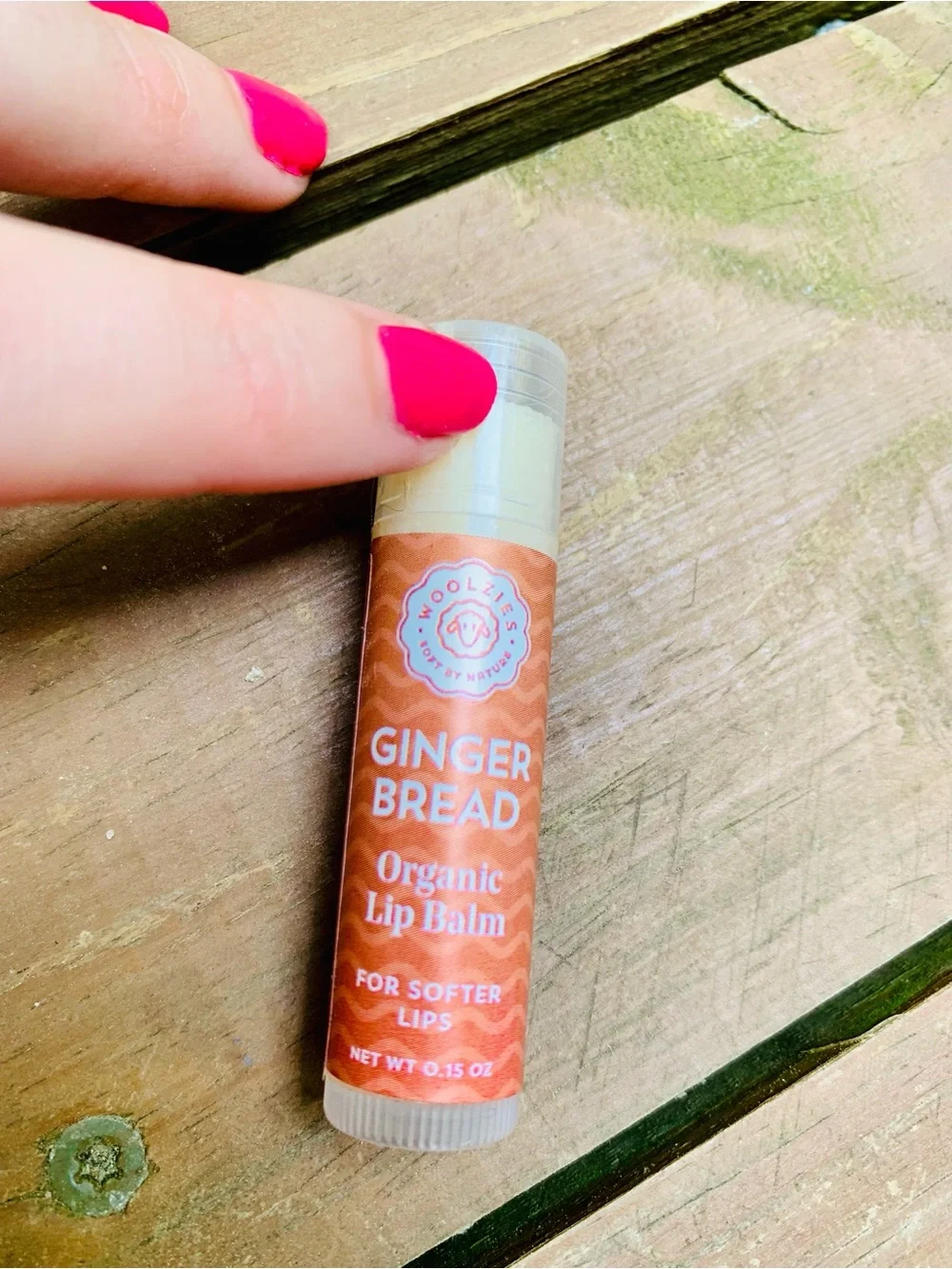 Organic Lip Balm Trio — Sugar Plum Pink, Gingerbread Tan & Merry Berry Purple
